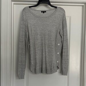 Gray Women's Crew Neck Sweater
